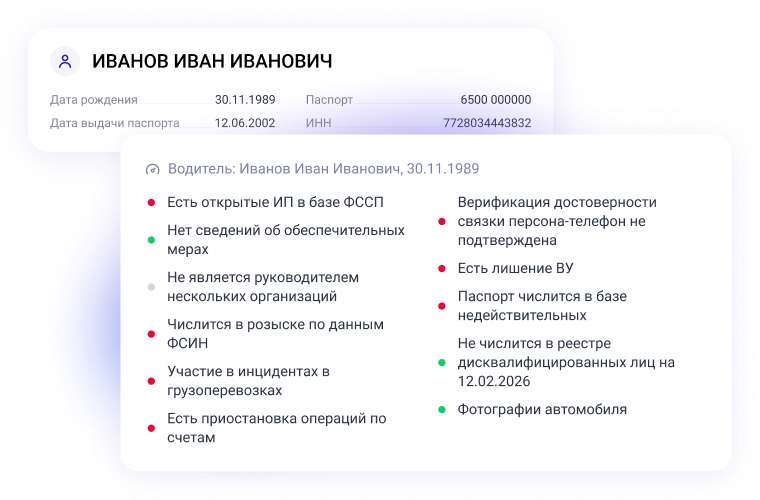 Скриншот карточки отчёта