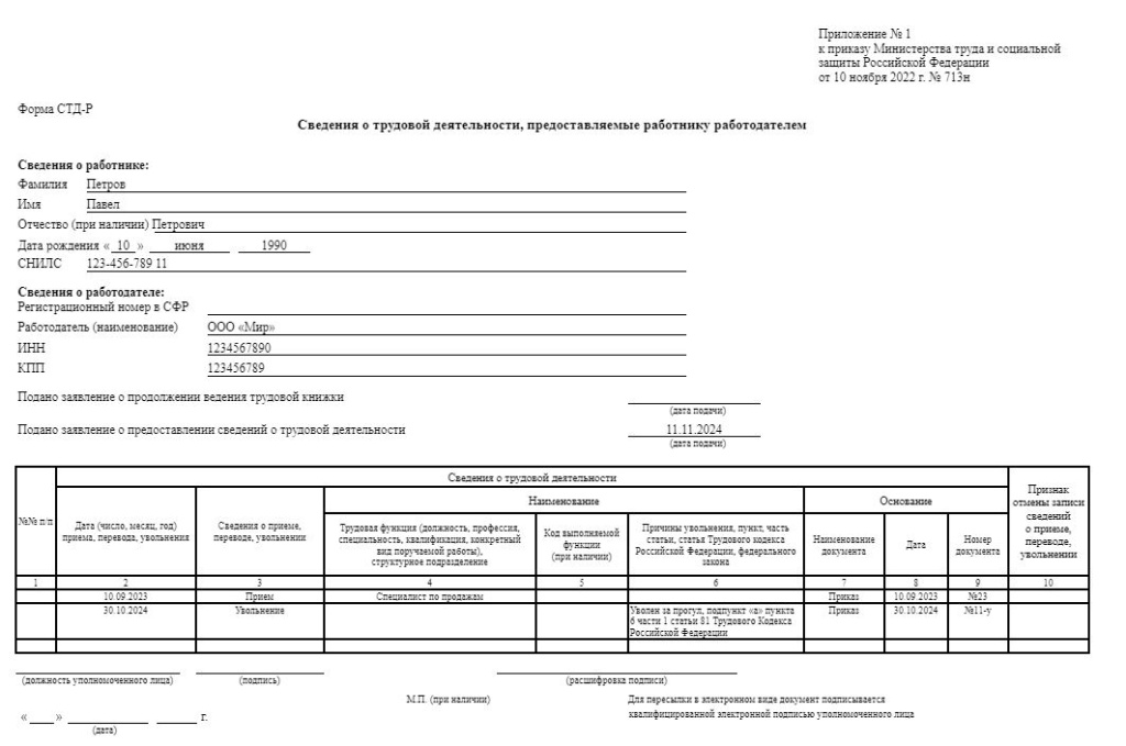 как оформить увольнение за прогул